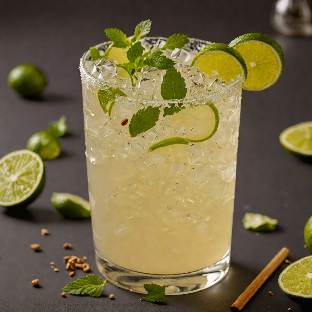 Spiced Ginger-Lime Vodka Fizz