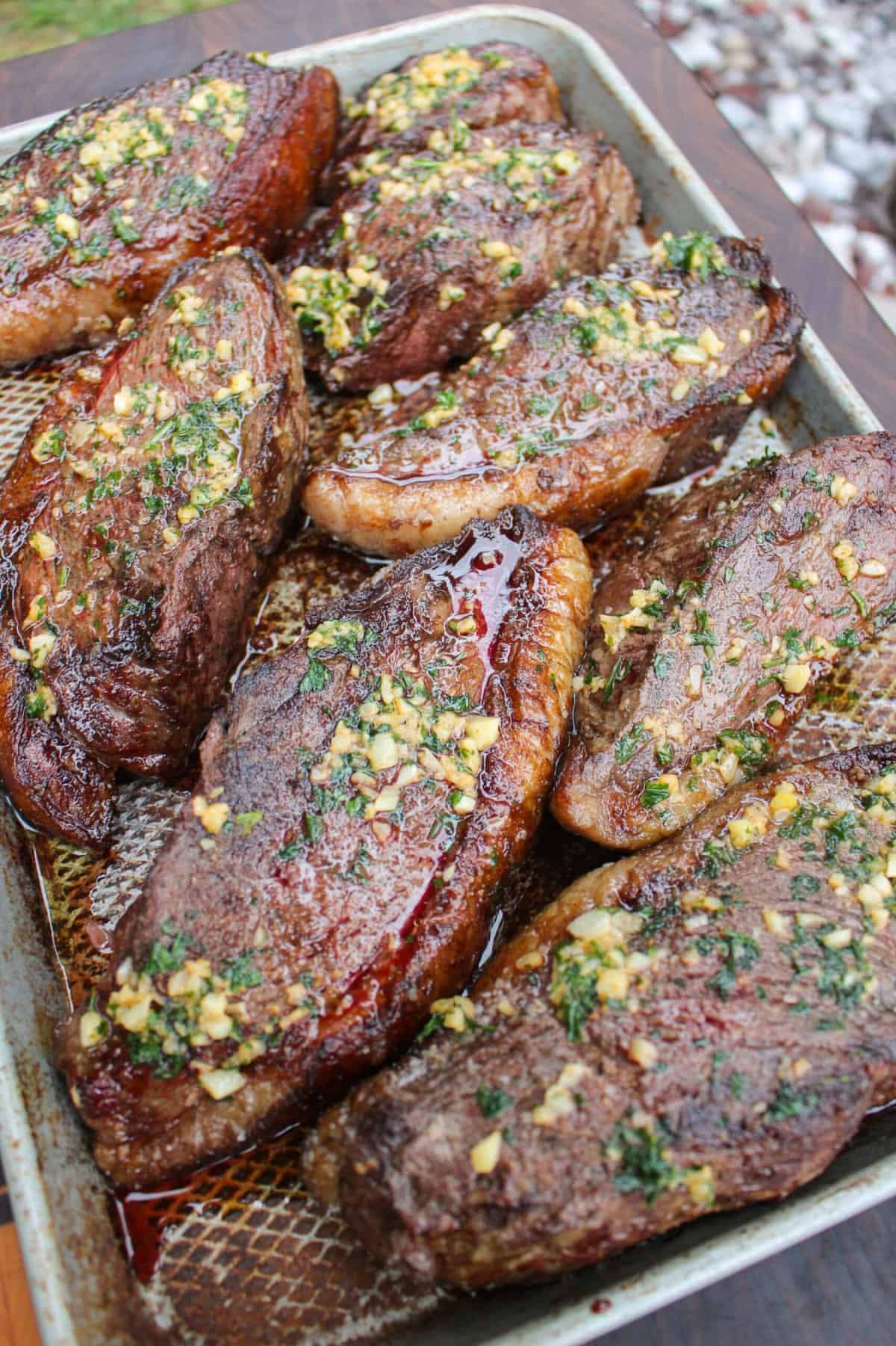 Grilled Brazil-Style Picanha with Garlic Chimichurri