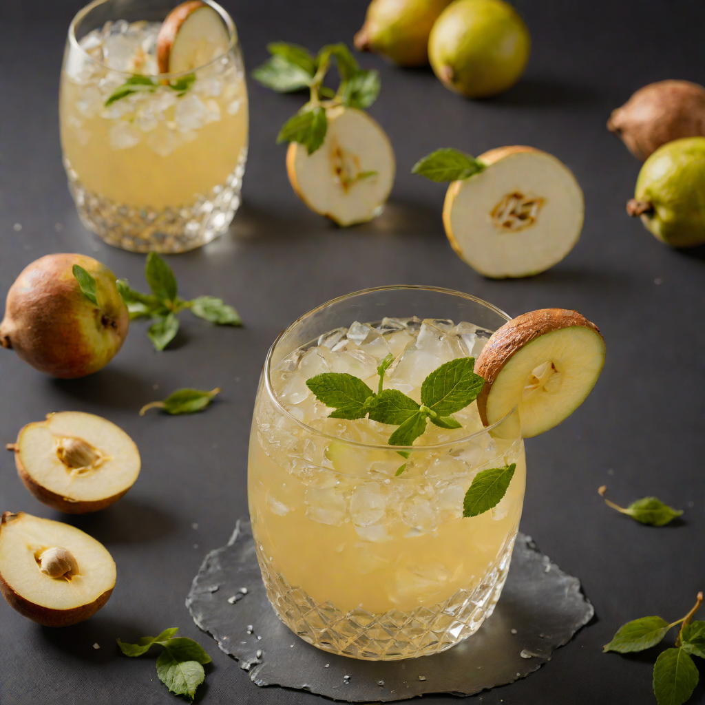 Tart Ginger-Pear Fizz