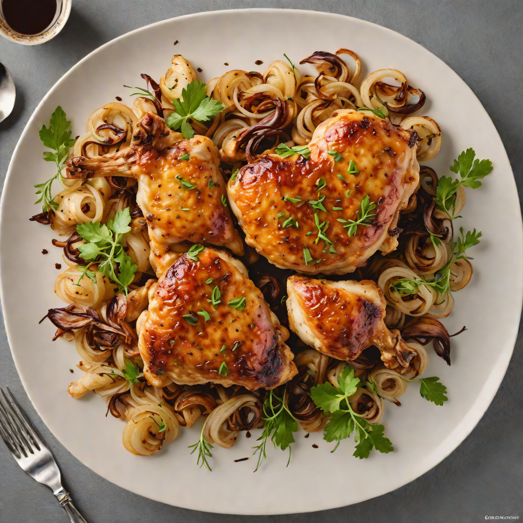 Pan-Roasted Detroit-Style Chicken with Caramelized Onions