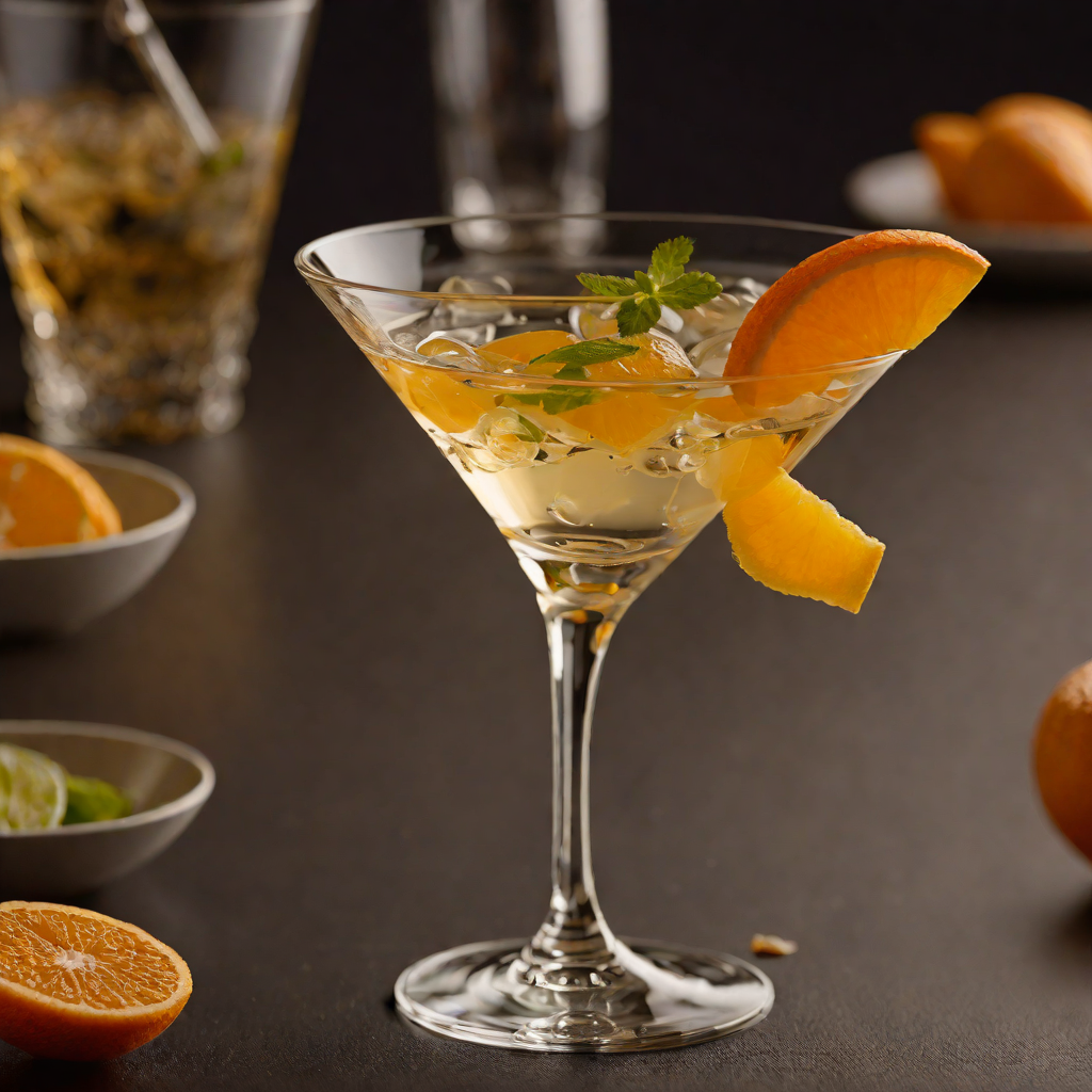 Citrus-Infused Martini with Orange Bitters
