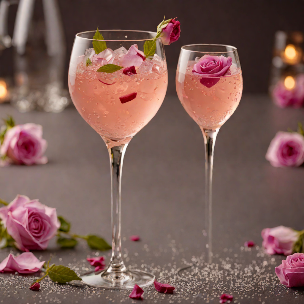 Sparkling Rose Petal Fizz