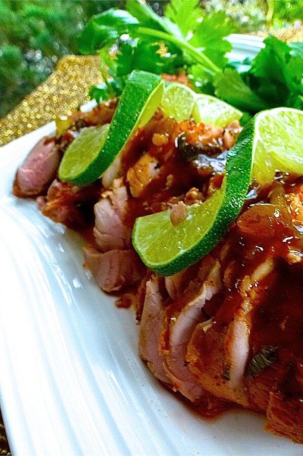 Grilled Lime and Chipotle Pork Tenderloin