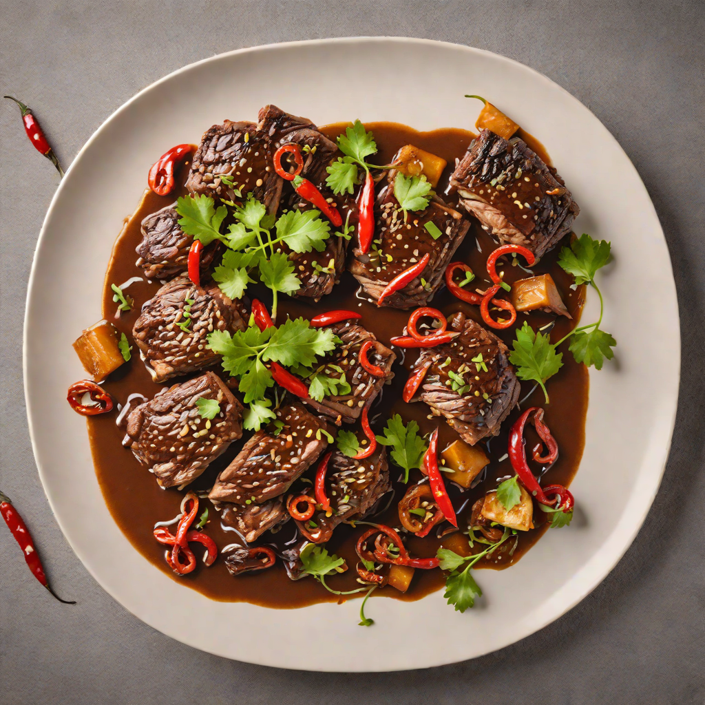 Mole-Inspired Braised Pork Shoulder with Toasted Chilies