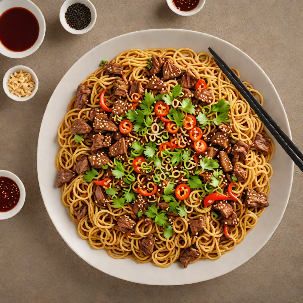 One-Pot Spicy Szechuan Beef Noodles