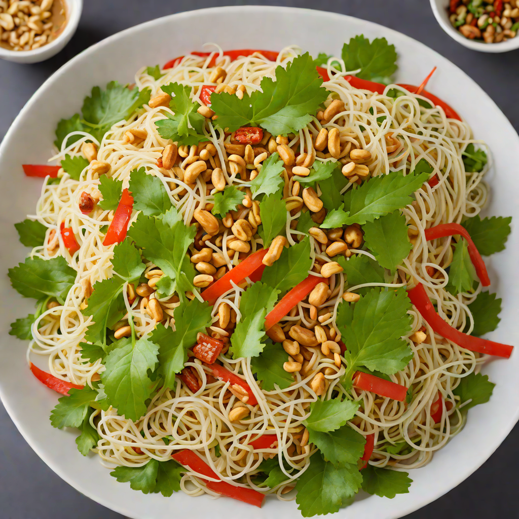 Half-Portion Thai Green Papaya Salad with Peanuts