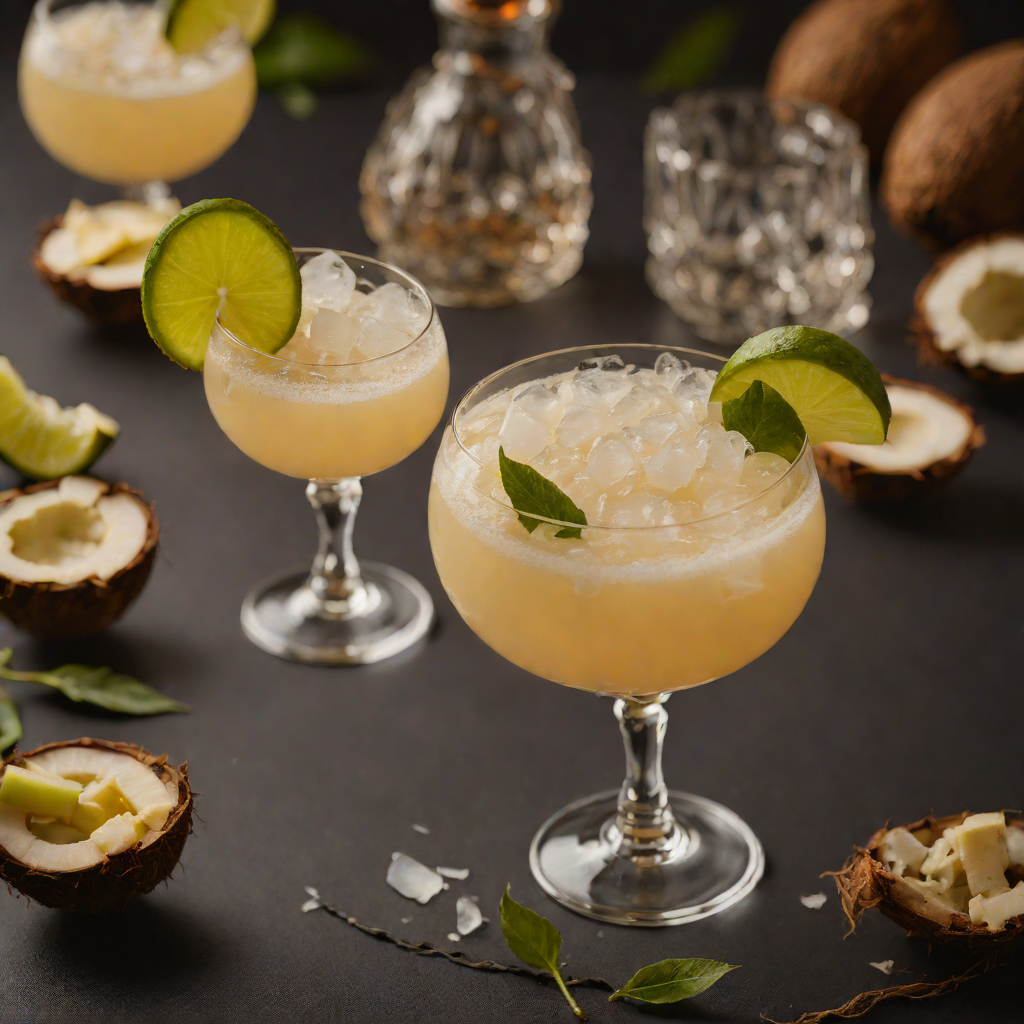 Tropical Coconut Whiskey Sour
