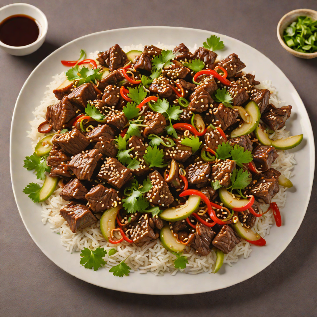Stir-Fried Beef with Garlic Ginger and Oyster Sauce