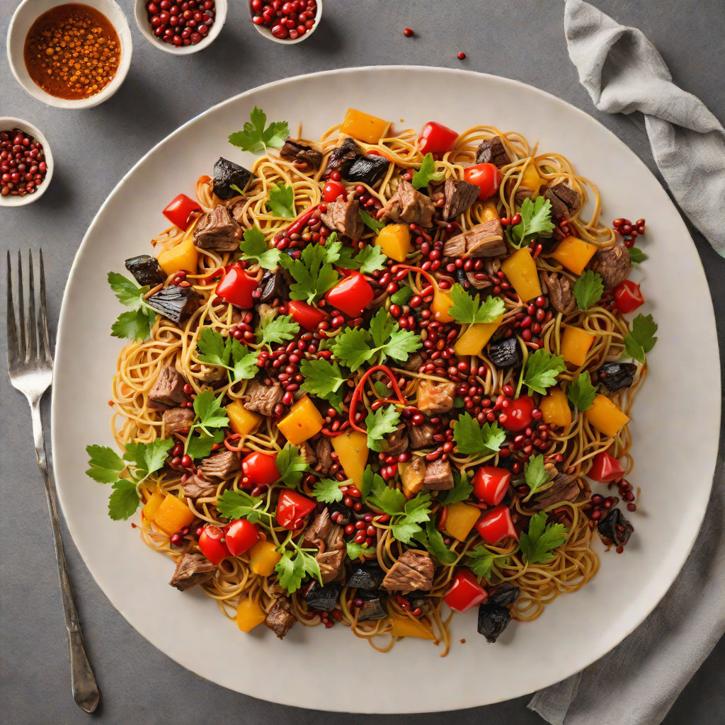 Spiced Kangaroo Stir-Fry with Quandong and Native Pepperberry