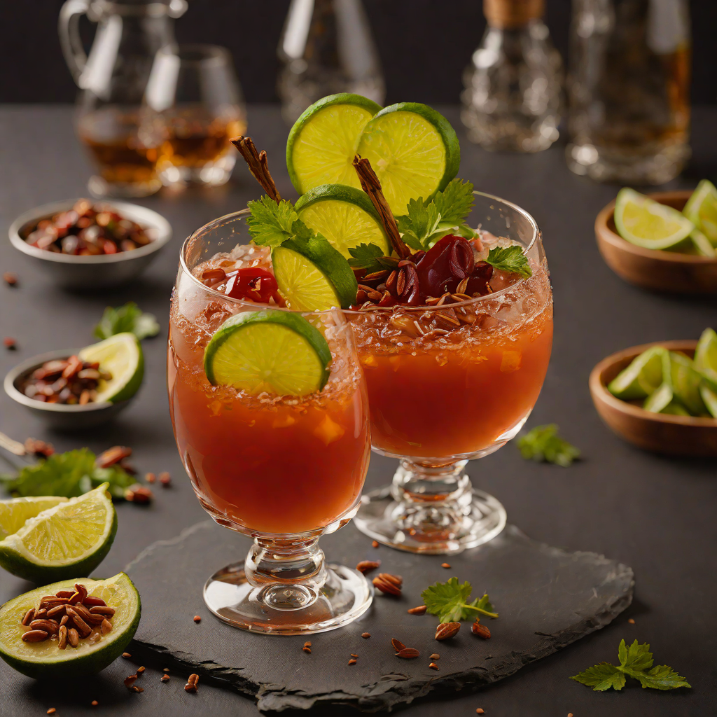 Spiced Bloody Tequila Garden