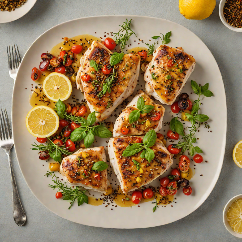Pan-Seared Mediterranean Chicken with Za’atar and Lemon