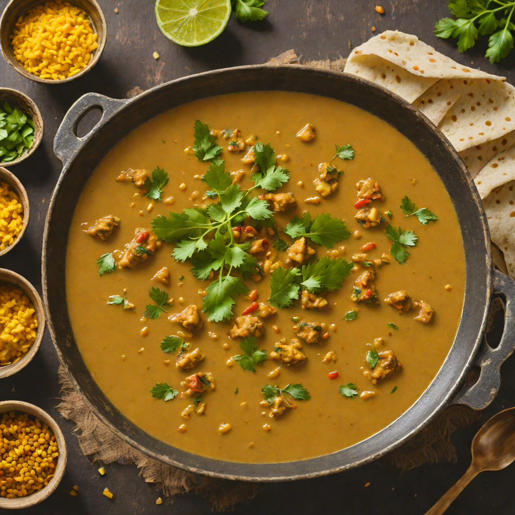 Patna-Style Dal Pithi with Mustard Tempering