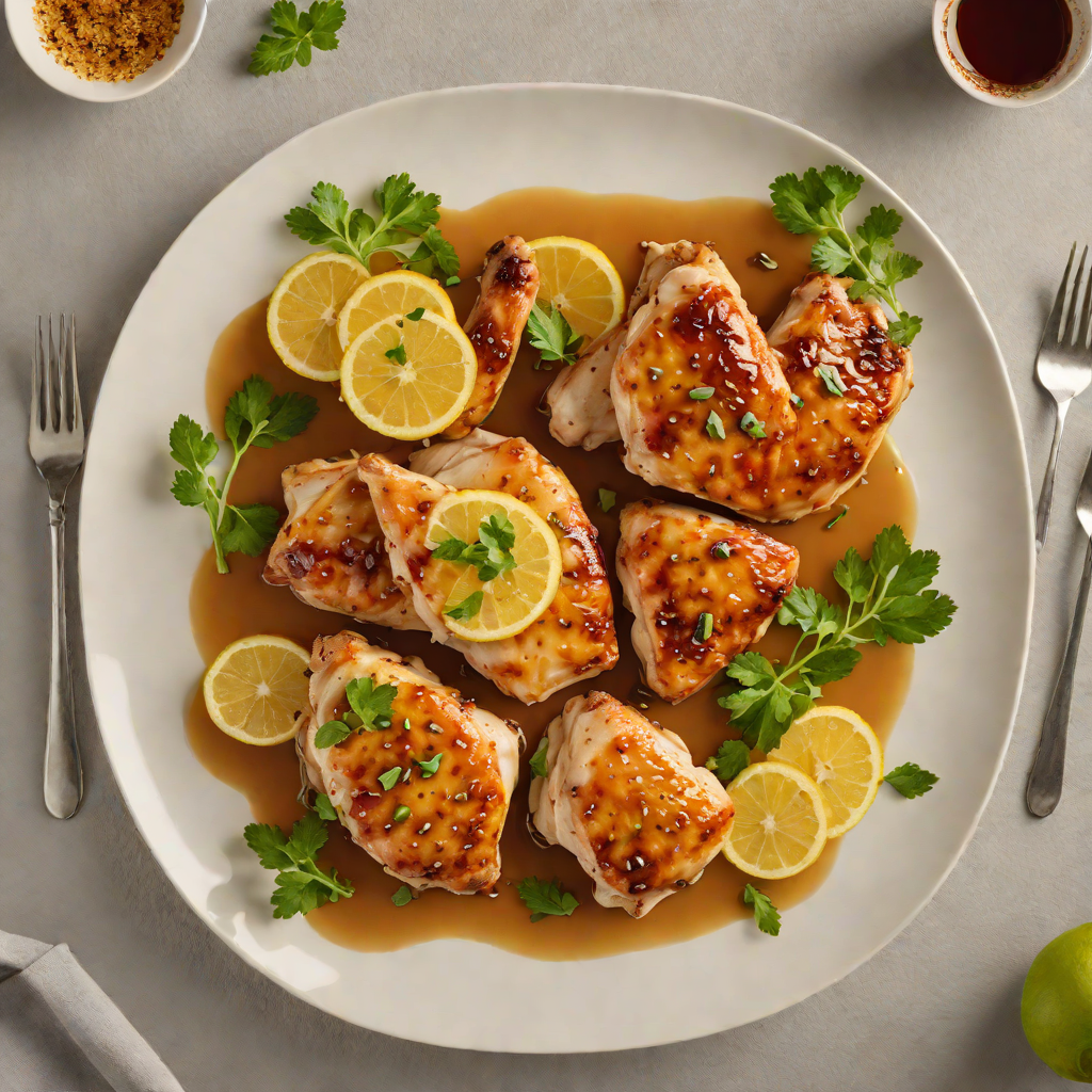 Pan-Seared Chicken with Honey Lemon Glaze
