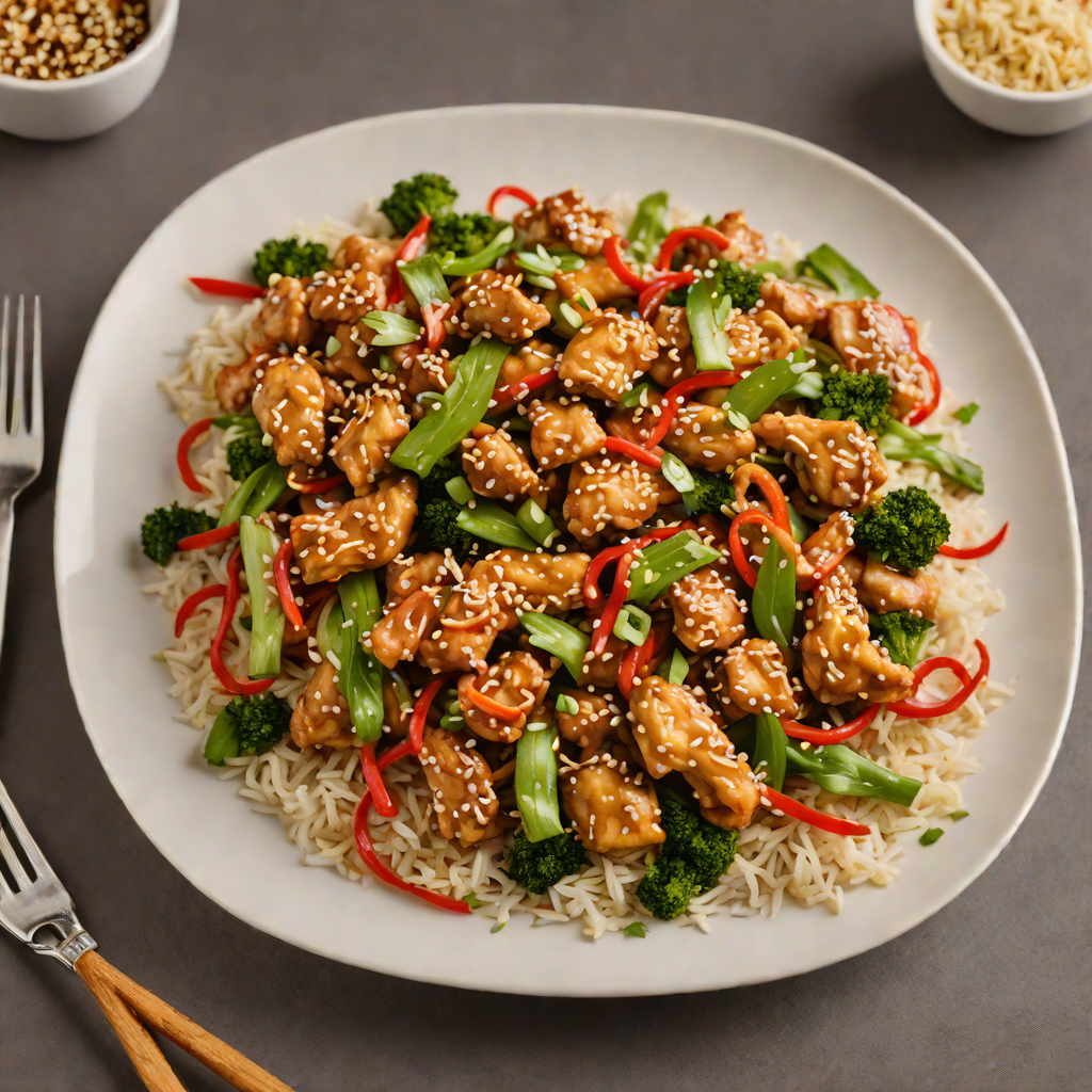 Sautéed Ginger-Sesame Chicken Stir Fry