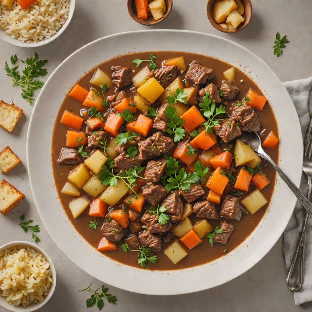 Slow Cooker Detroit-Style Beef Stew with Root Vegetables
