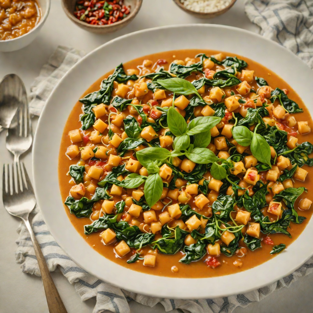 Meditative Chickpea and Spinach Stew with Smoked Paprika