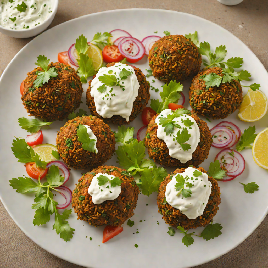 Half-Baked Mediterranean Falafel with Tzatziki
