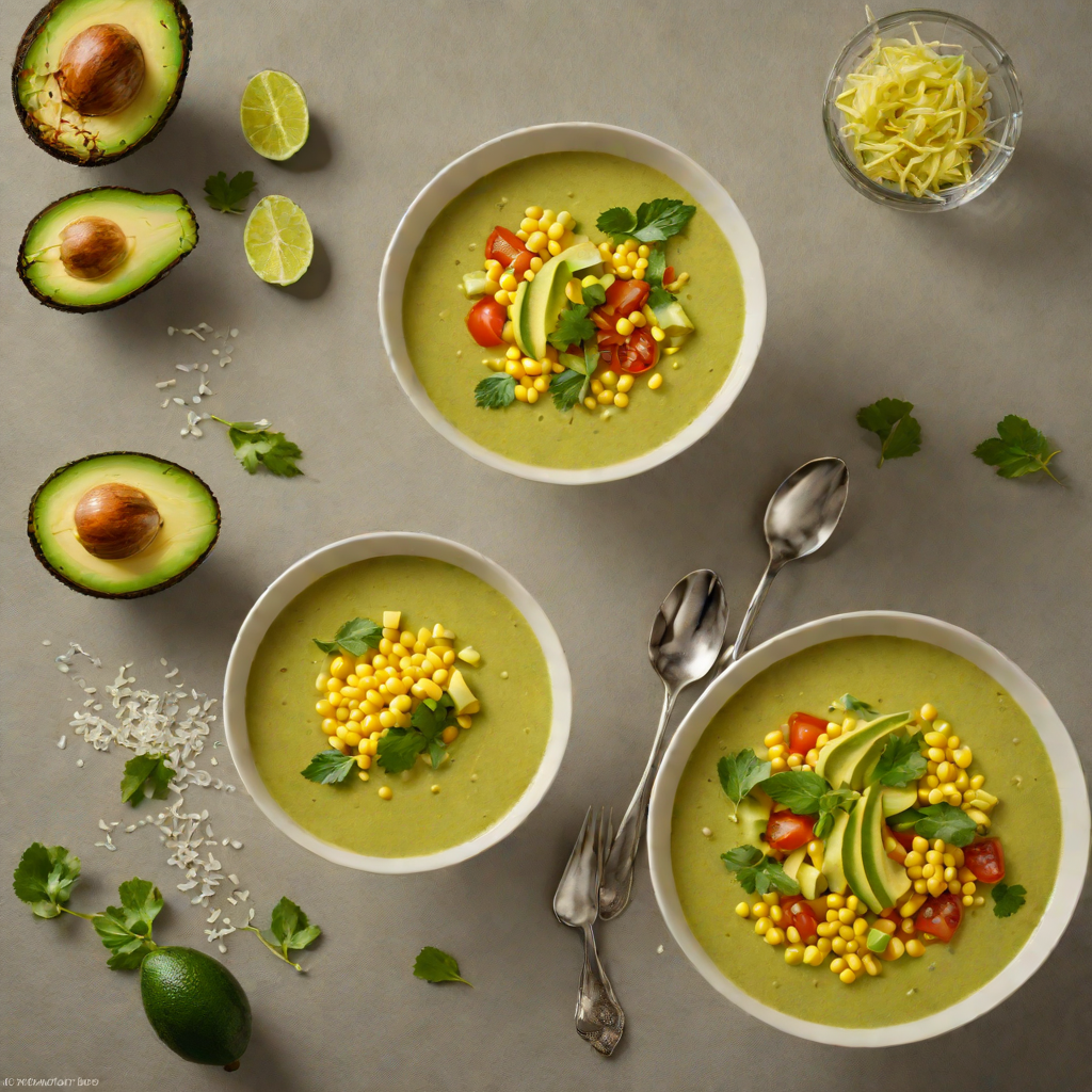 Cold Corn and Avocado Gazpacho