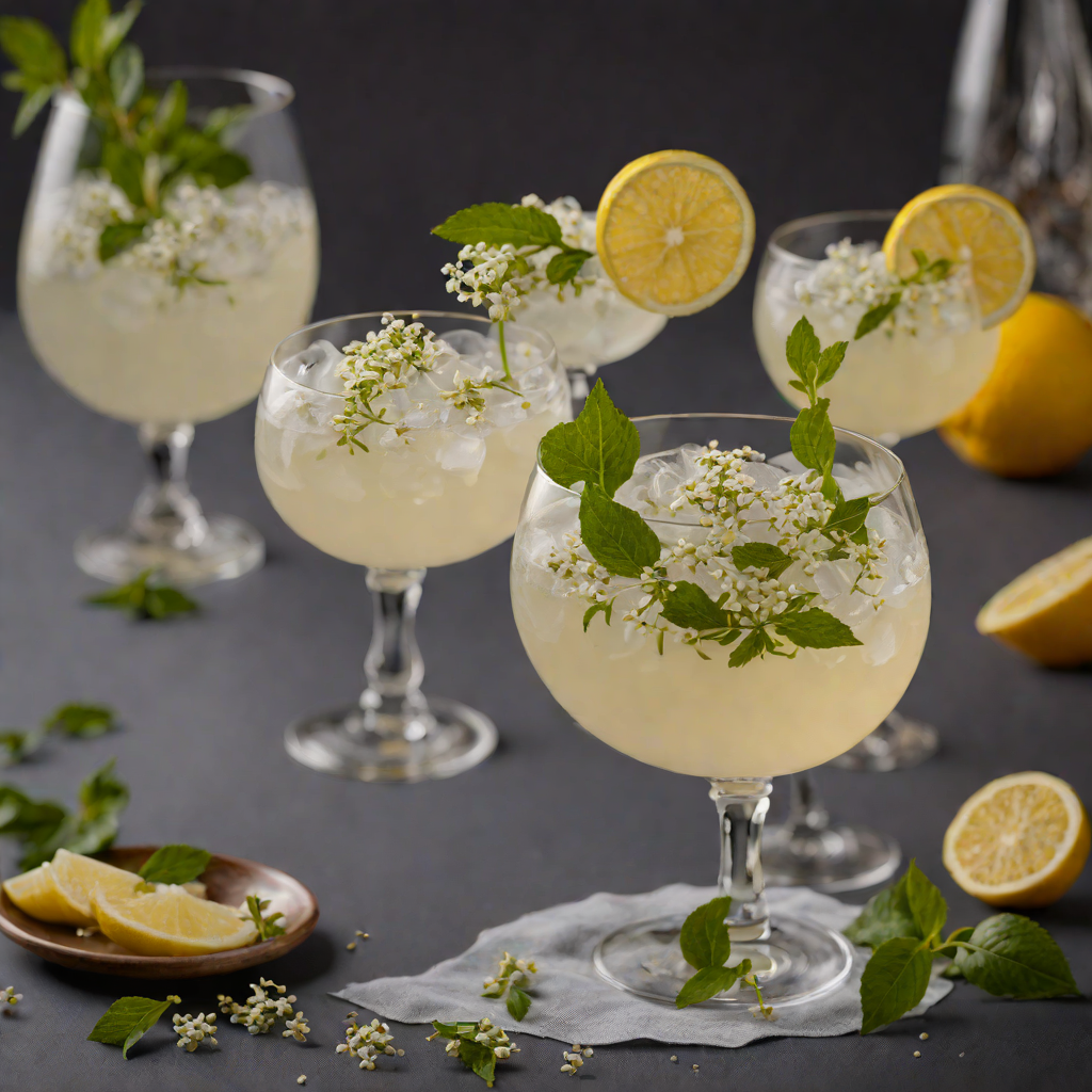 Jasmine Gin Fizz with Elderflower