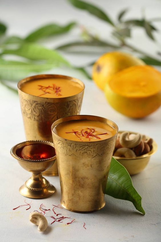 Cardamom-Infused Spiced Mango Cooler
