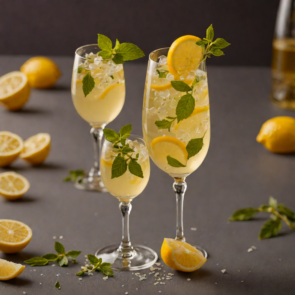 Limoncello and Jasmine Tea Sparkling Spritz