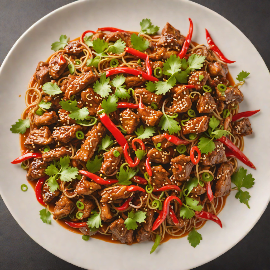 Spicy Stir-Fried Pork with Garlic and Chilies