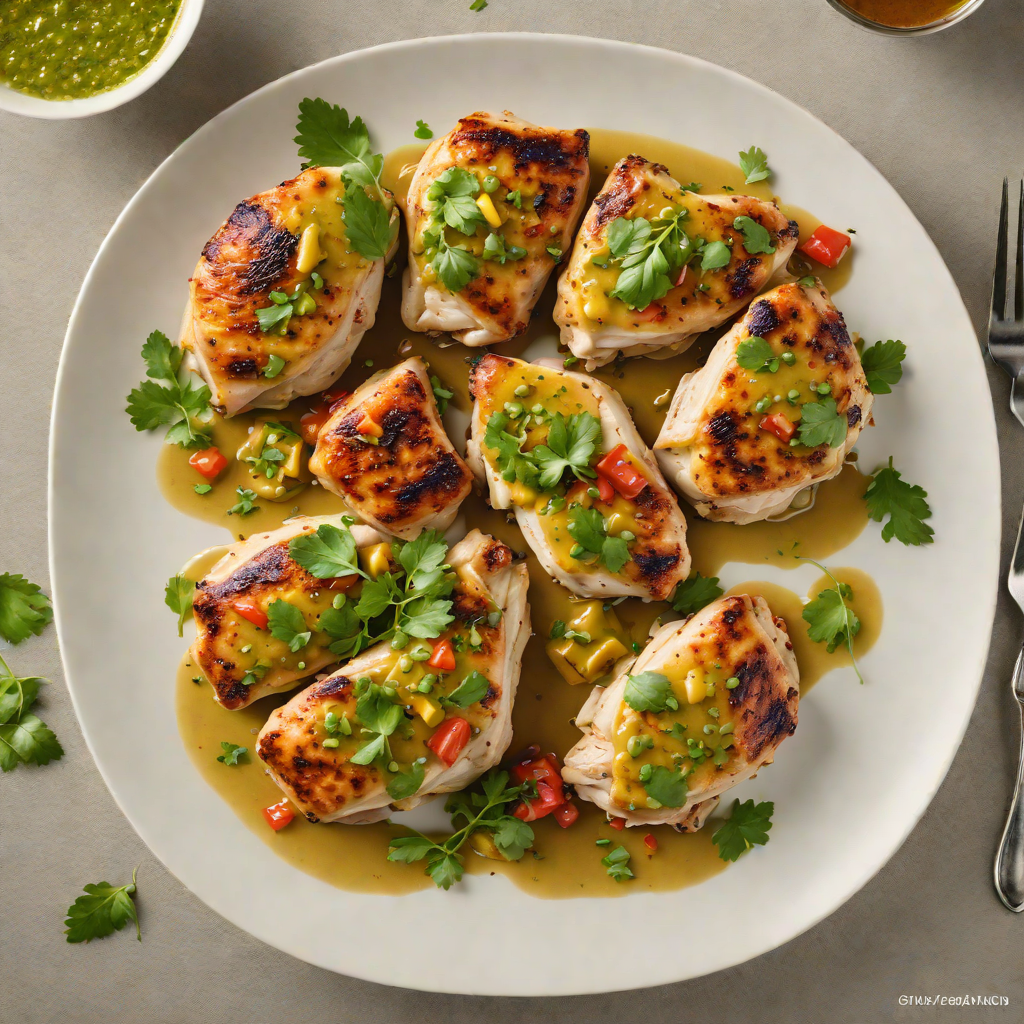 Pan-Seared Chicken Thighs with Amarillo Salsa Verde