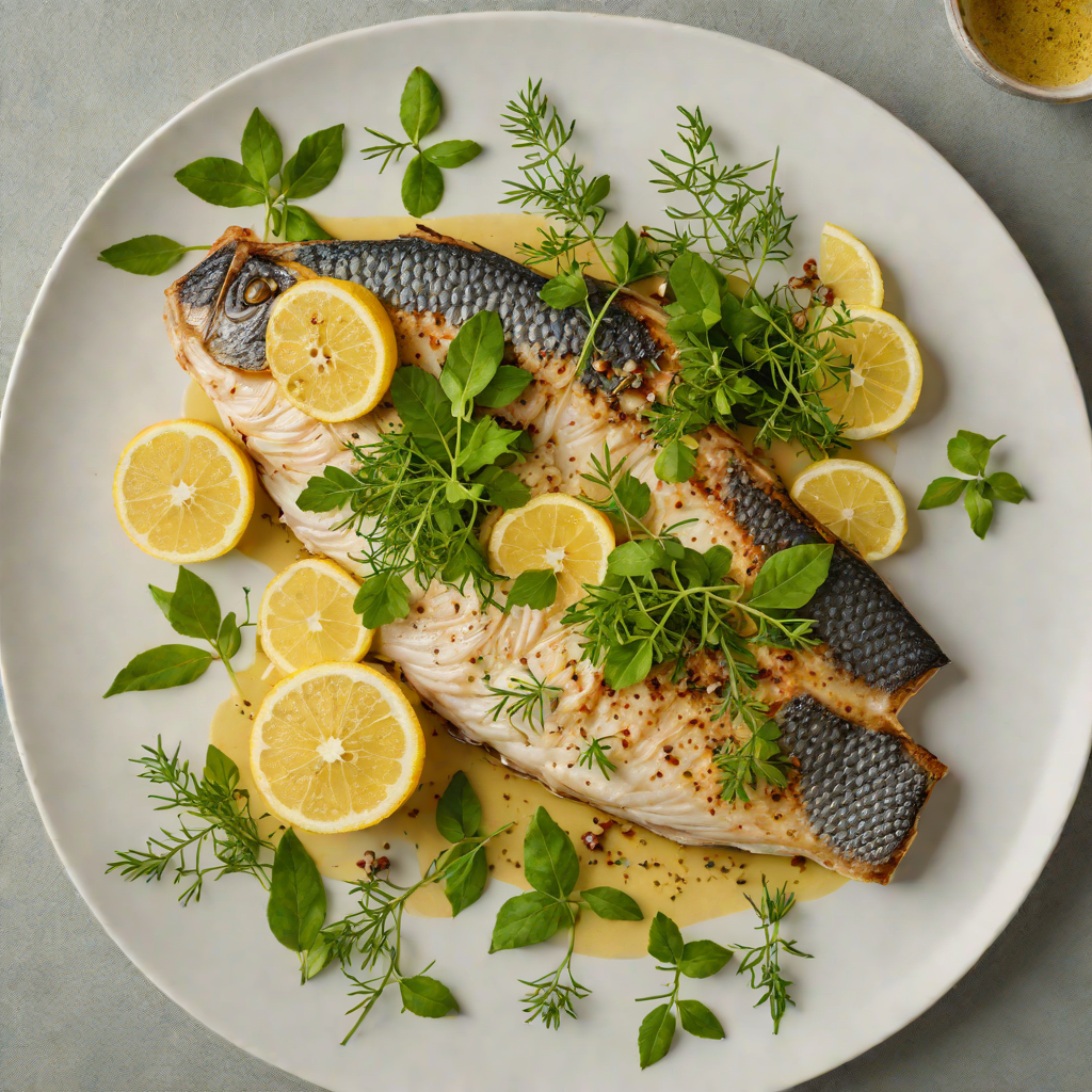 Slow-Roasted Barramundi with Lemon Myrtle and Herb Butter