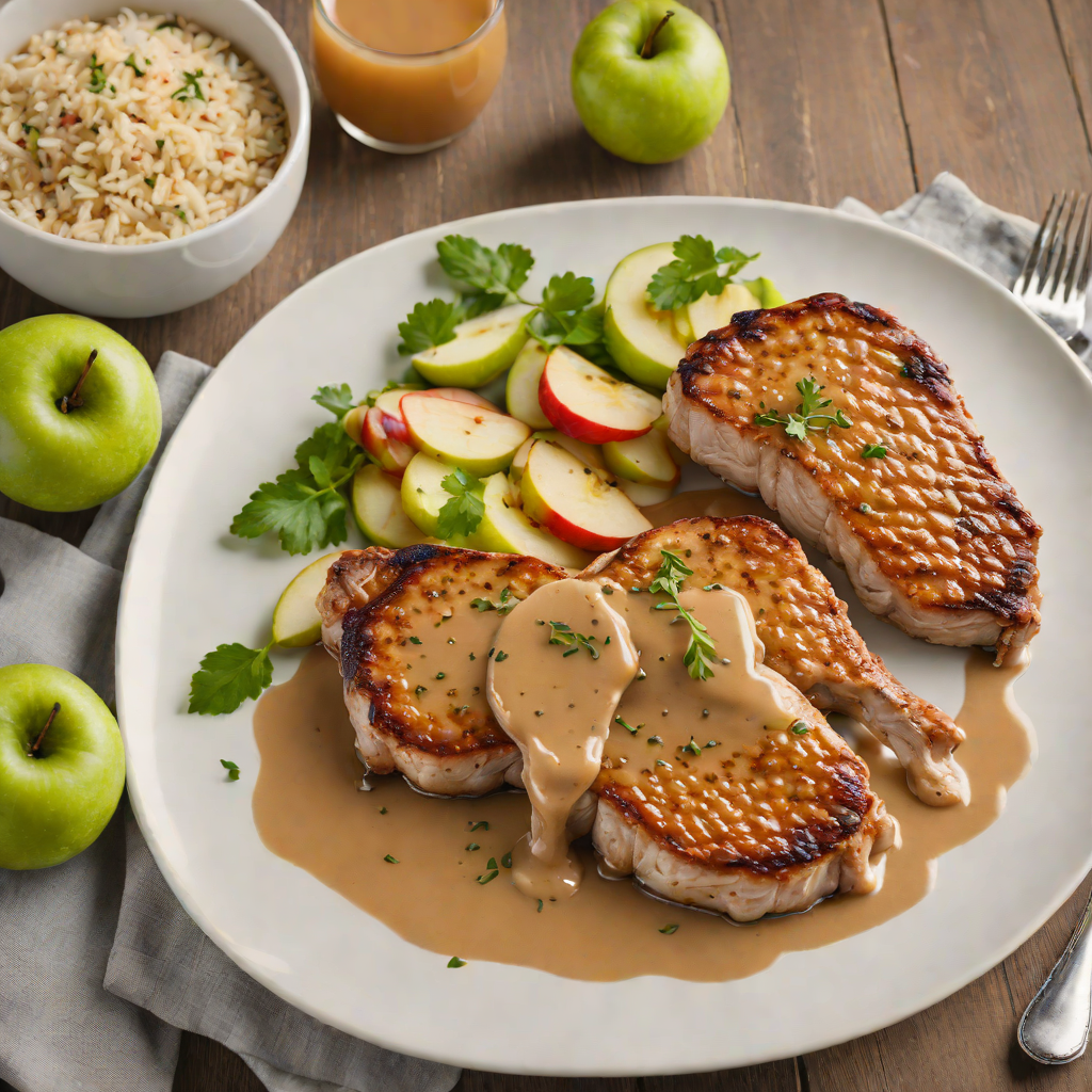 Pan-Seared Pork Chops with Apple Cider Pan Sauce