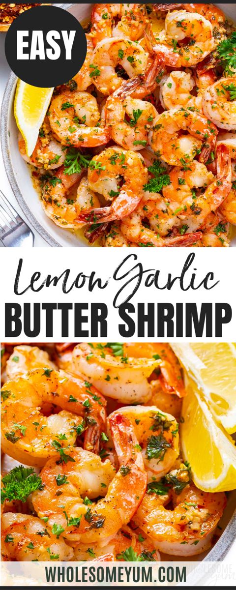 Sautéed Shrimp with Lemon Garlic Butter Sauce
