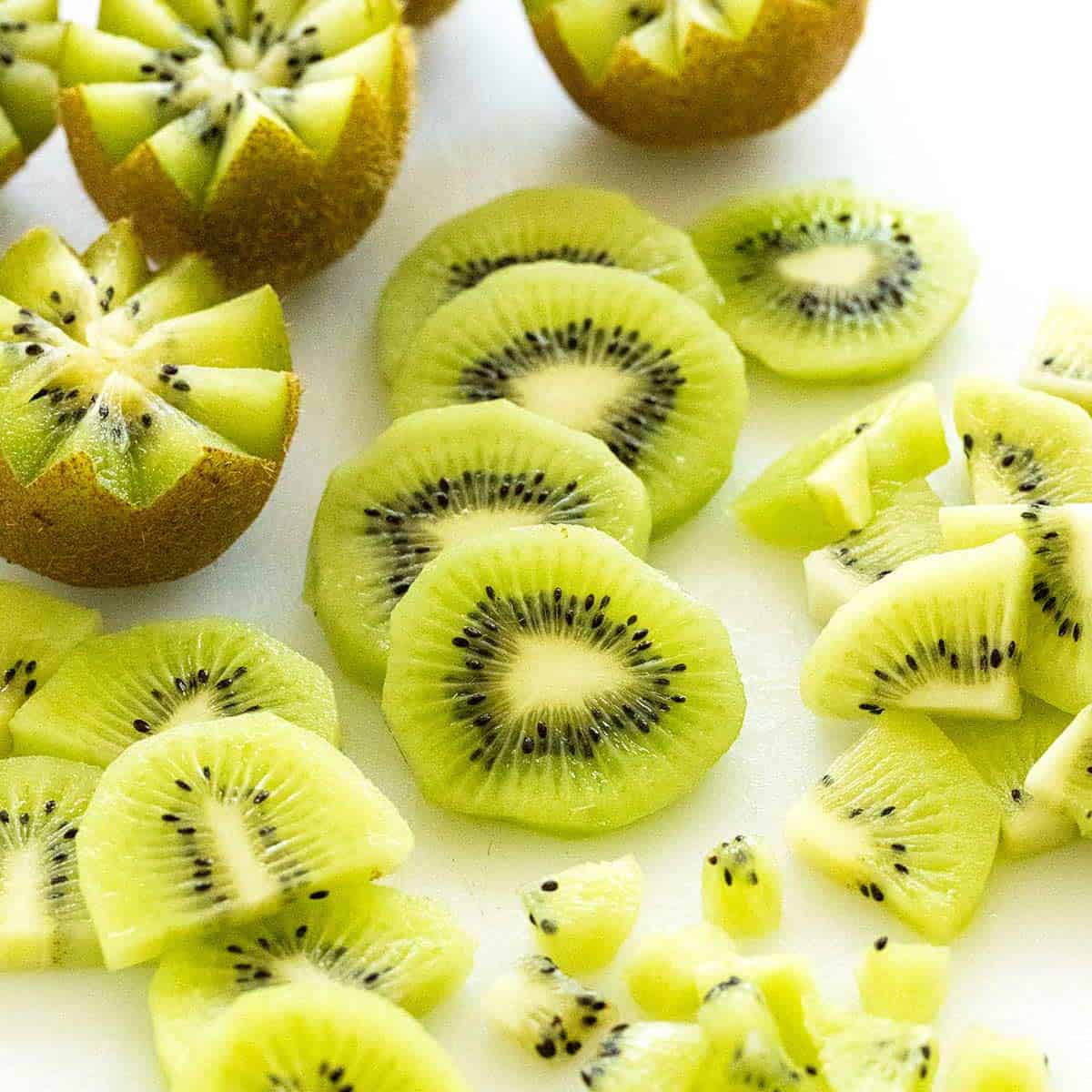 Kiwi Fruit Pavlova with Passionfruit Cream and Toasted Coconut