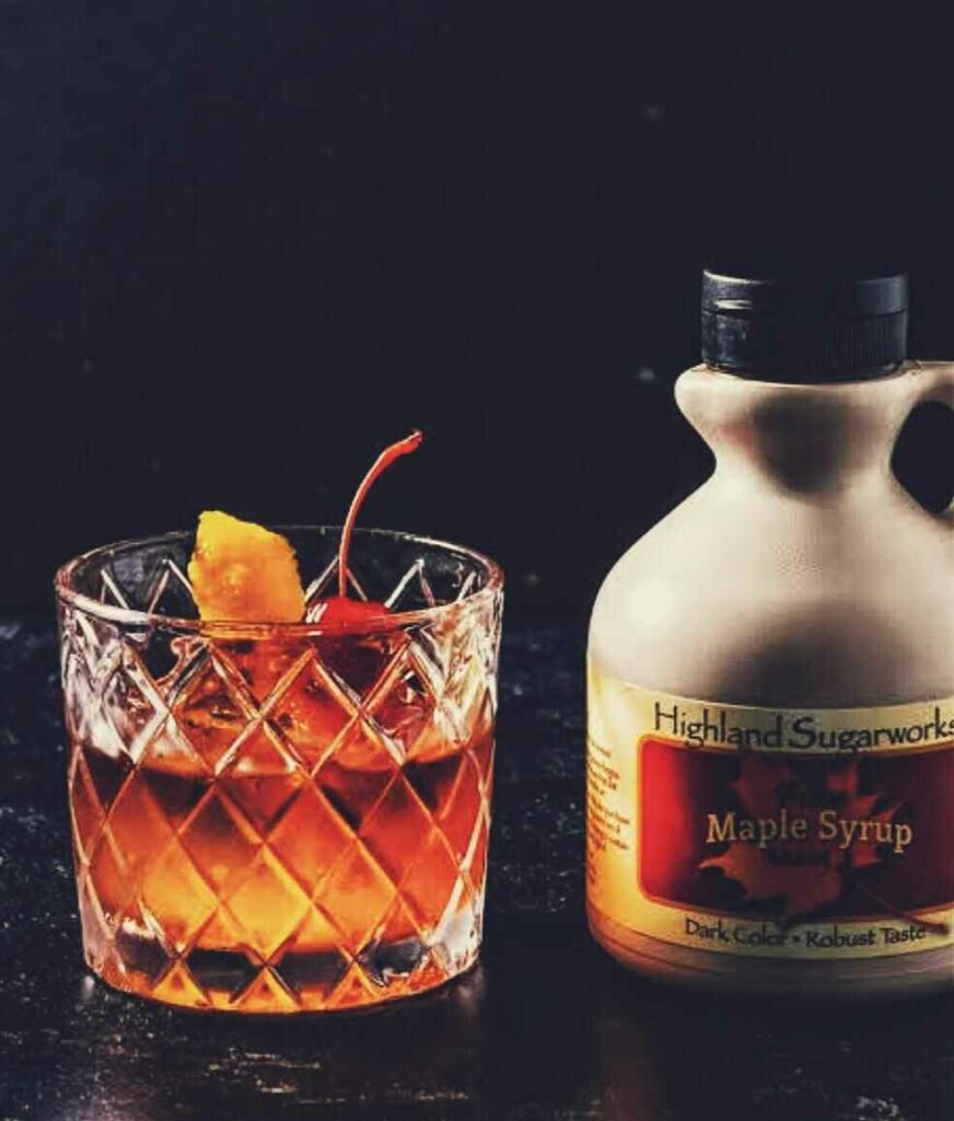 Smoky Rye and Maple Stirred Old Fashioned