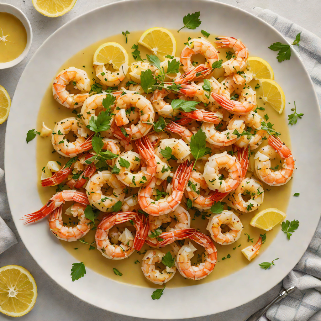 Quick Sautéed Shrimp with Garlic and Lemon Butter Sauce