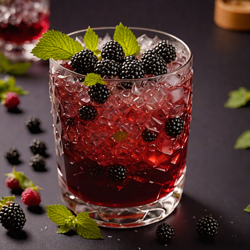 Dark Forest Blackberry Bourbon Smash
