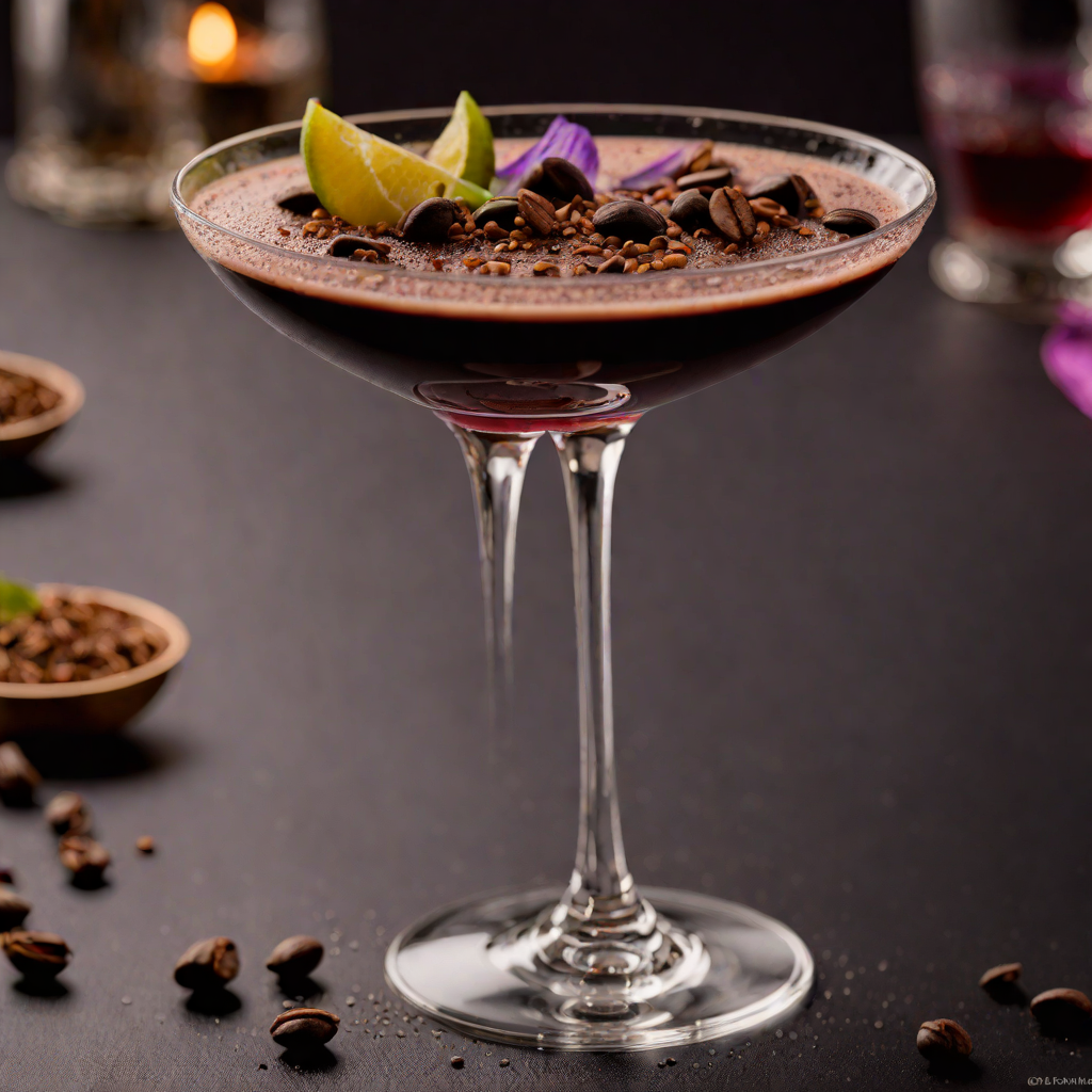 Midnight Violet Espresso Martini