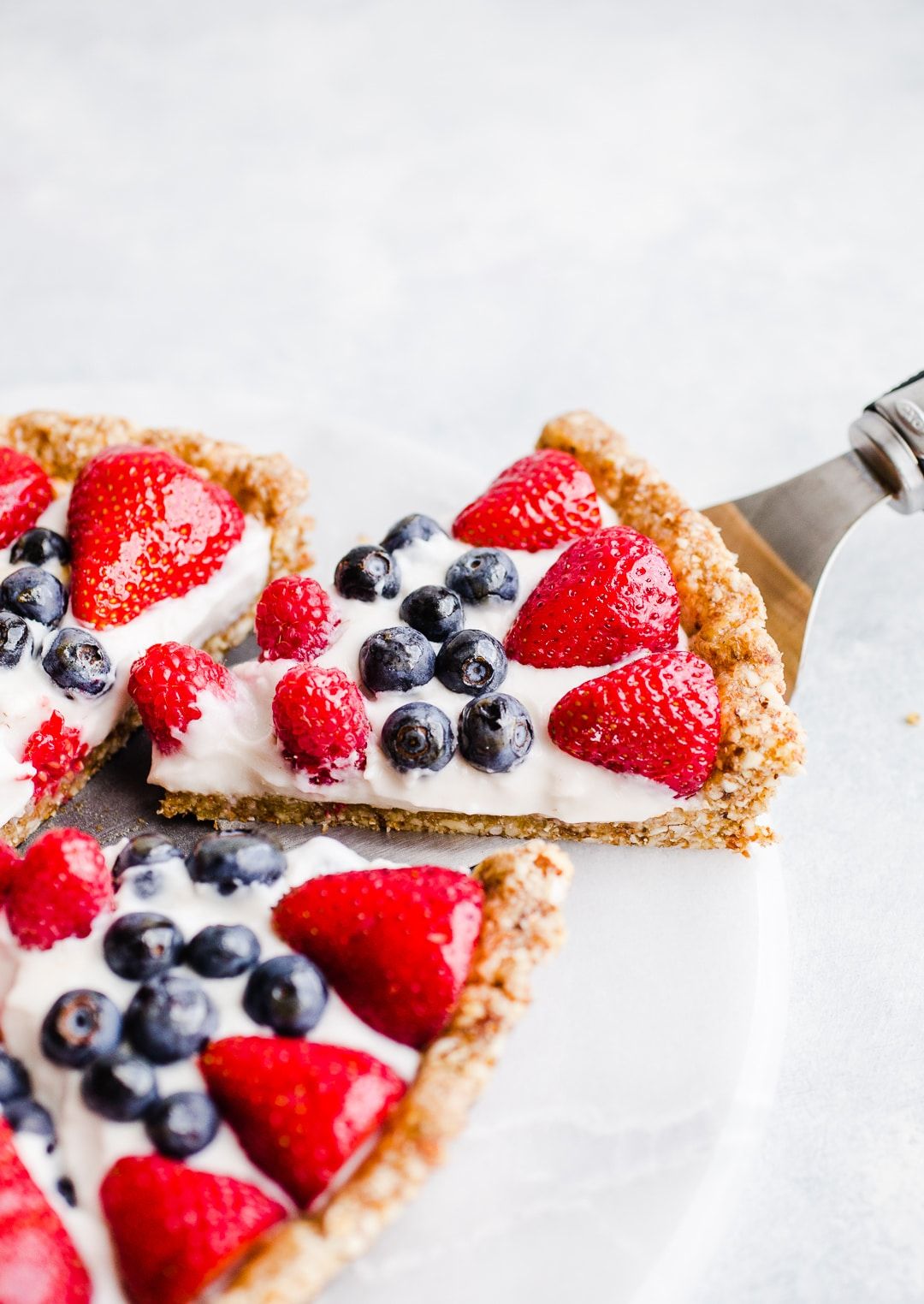 Gluten-Free No-Bake Mixed Berry Tart
