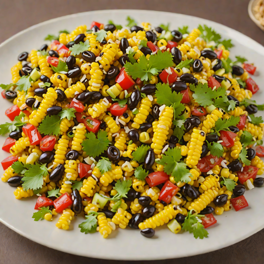 Honey-Roasted Corn and Black Bean Salad