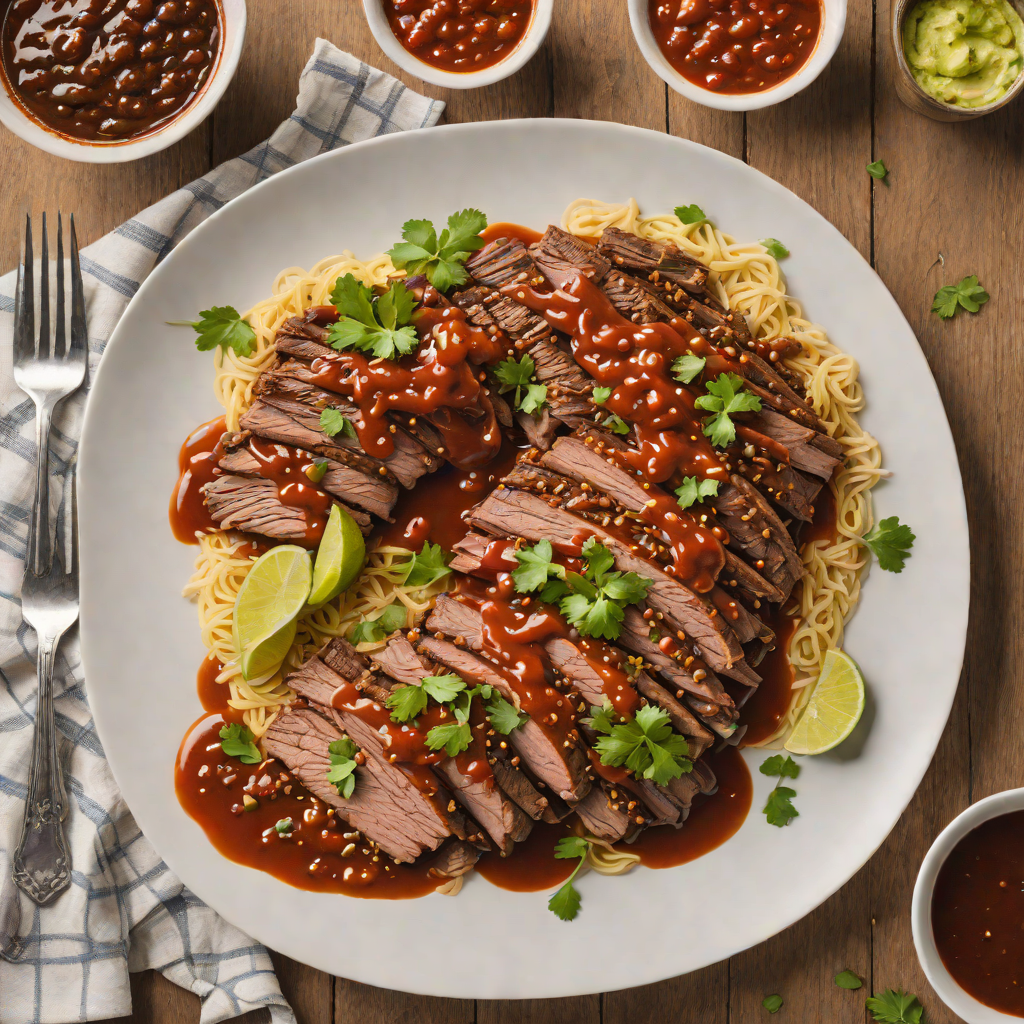 Slow Cooker Tex-Mex Beef Brisket with Ancho Chili Sauce