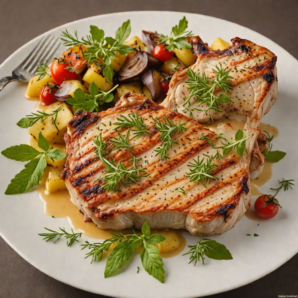 Alpine-Inspired No-Cache Herb Roasted Pork Chops