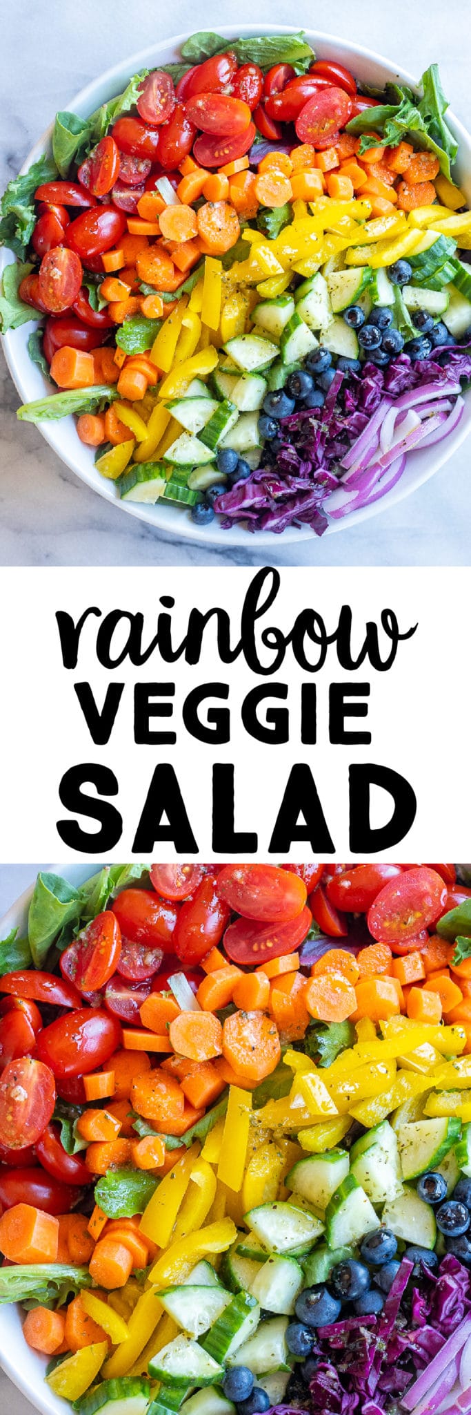 Fun-Filled Rainbow Veggie Salad