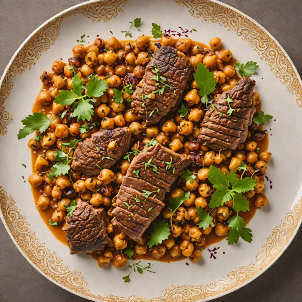 Slow-Roasted Moroccan Lamb with Spiced Chickpeas