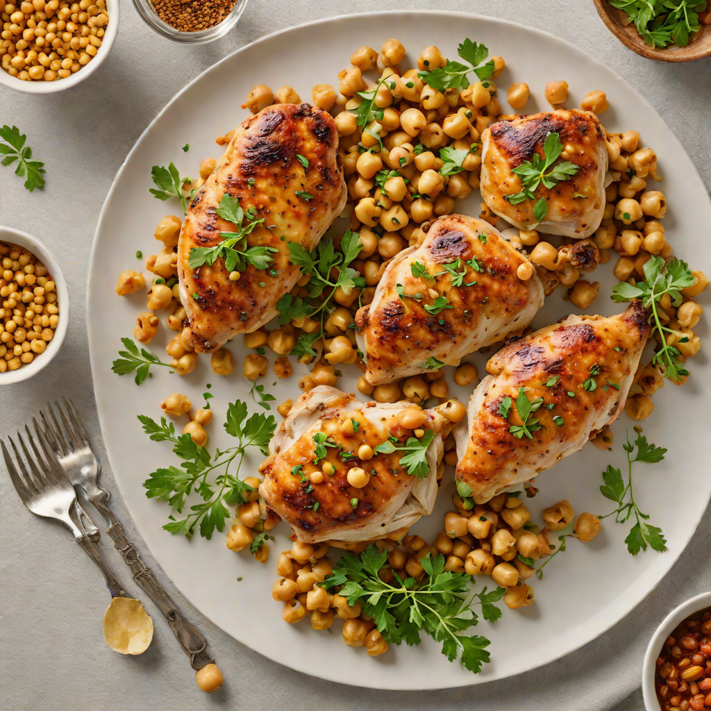 Sheet Pan GitHub-Spiced Chicken with Chickpeas