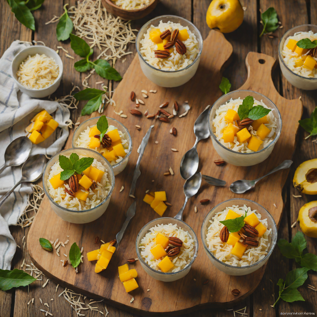 Tiki-Inspired Spiced Mango and Coconut Rice Pudding