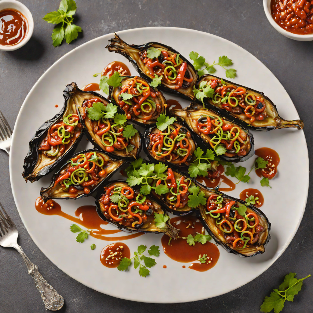 Grilled Sambal Eggplant with Tamarind Glaze