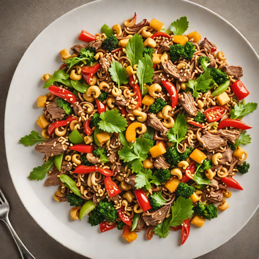 Kangaroo Stir-Fry with Bush Tomato and Cashews