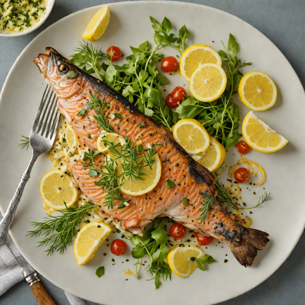 Historic River Valley Grilled Trout with Herb Lemon Butter