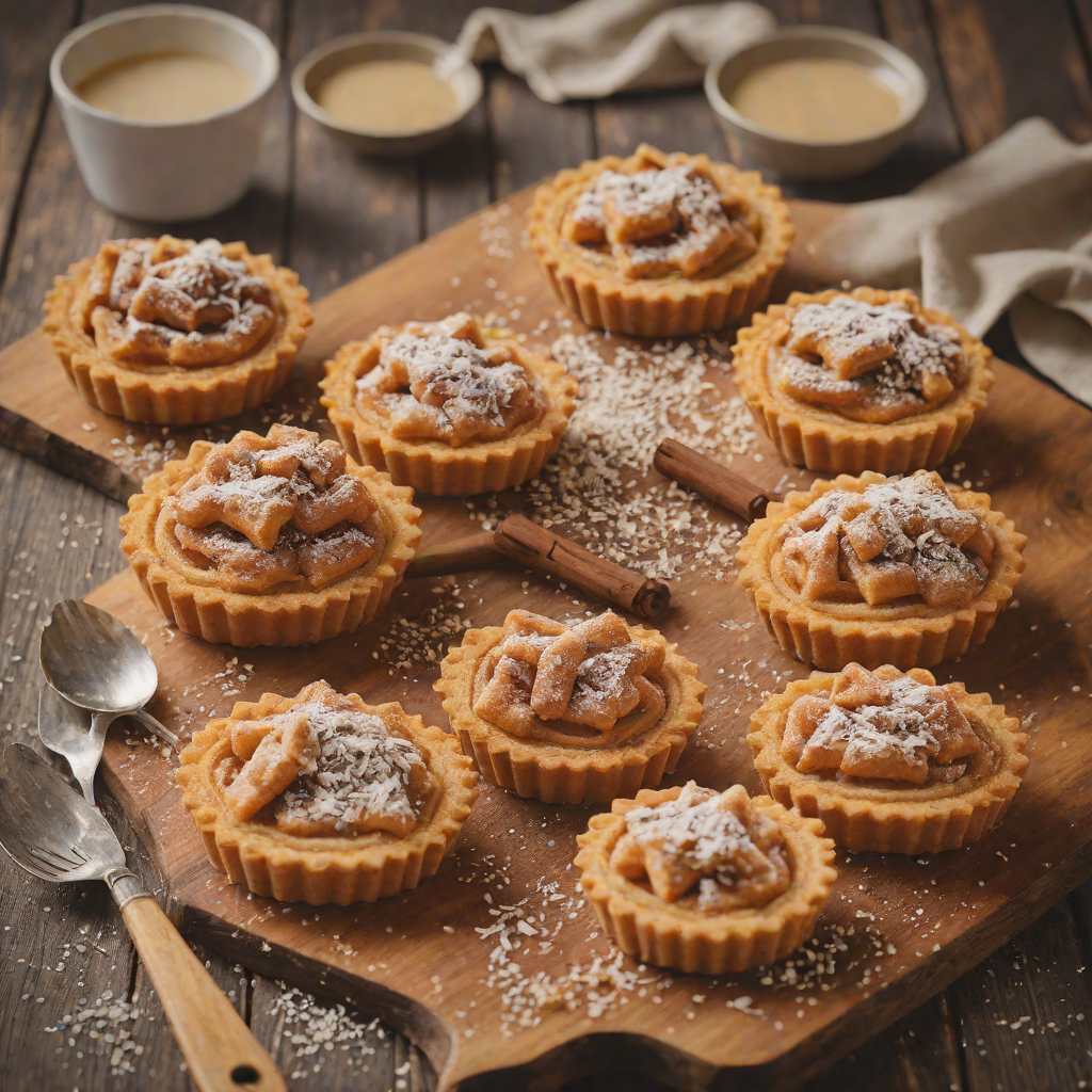 Vanilla Churro Tarts with Cinnamon Sugar Crust