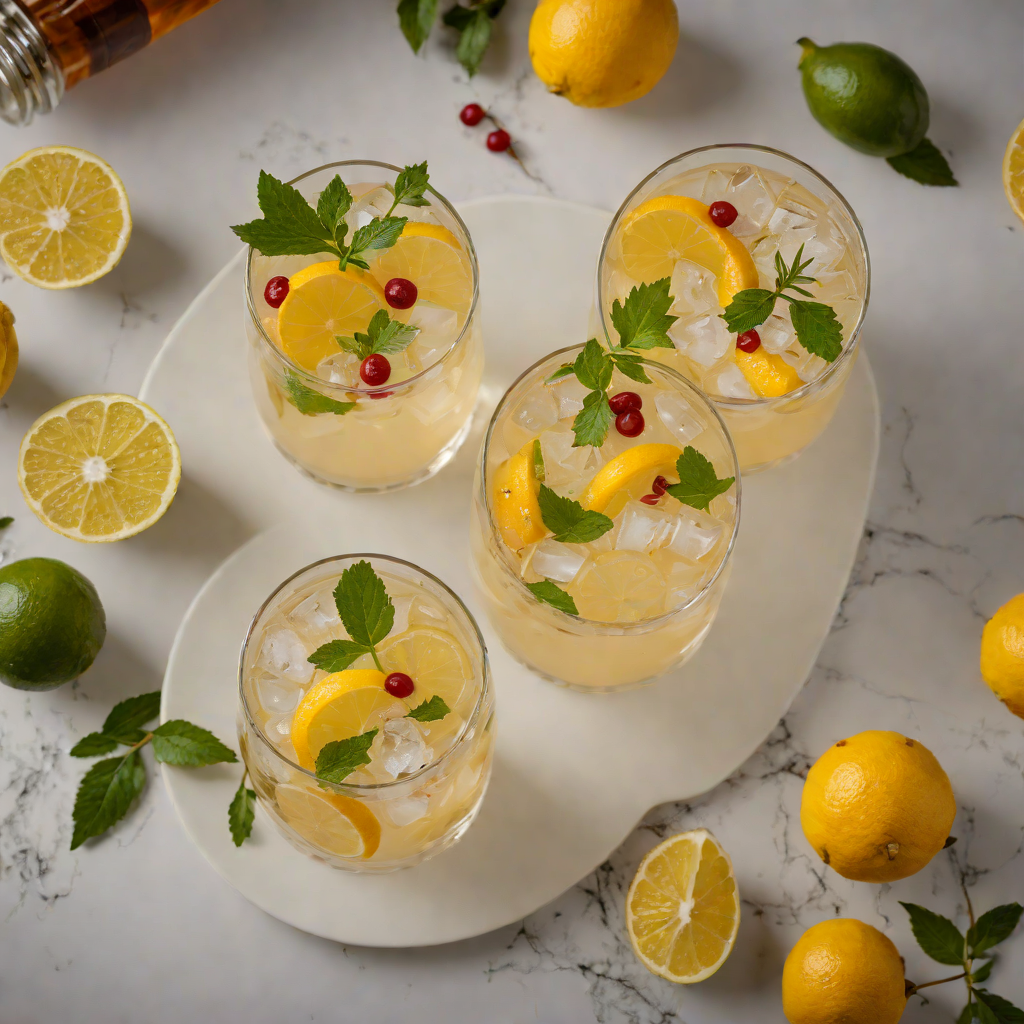 Tropical Spiced Rum Collins