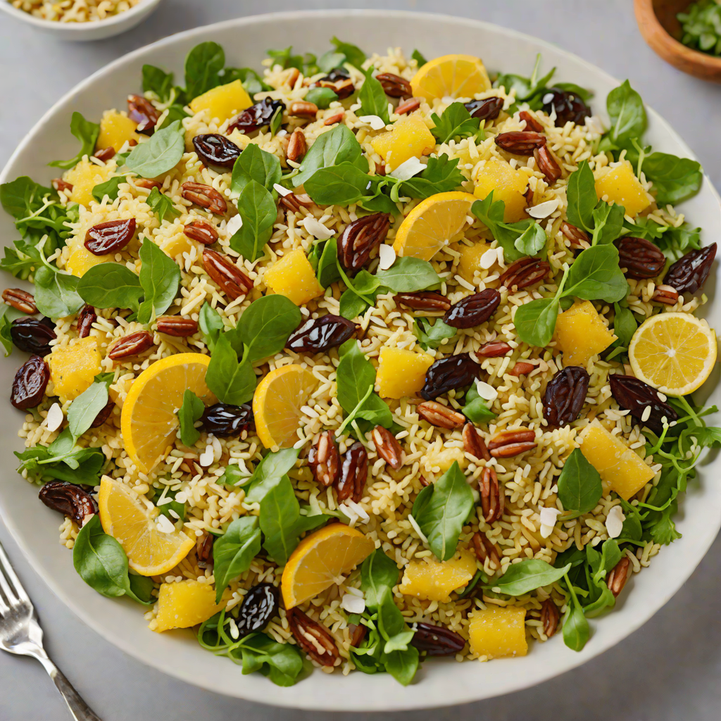 Citrus and Date Couscous Salad with Toasted Almonds