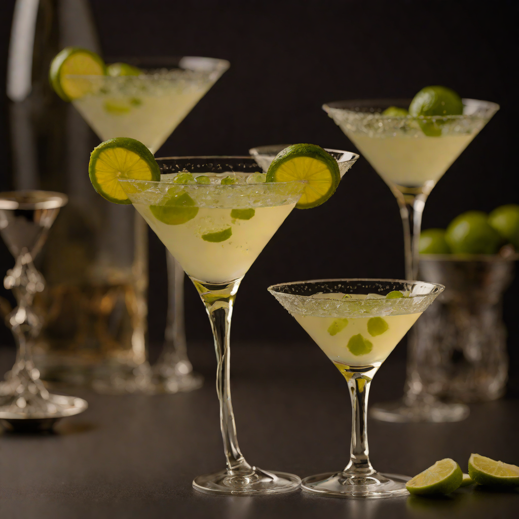 Whispered Lime Web Martini